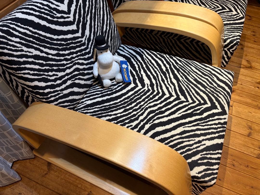 北欧家具Artek / アルテックタンクソファ400ゼブラ一脚