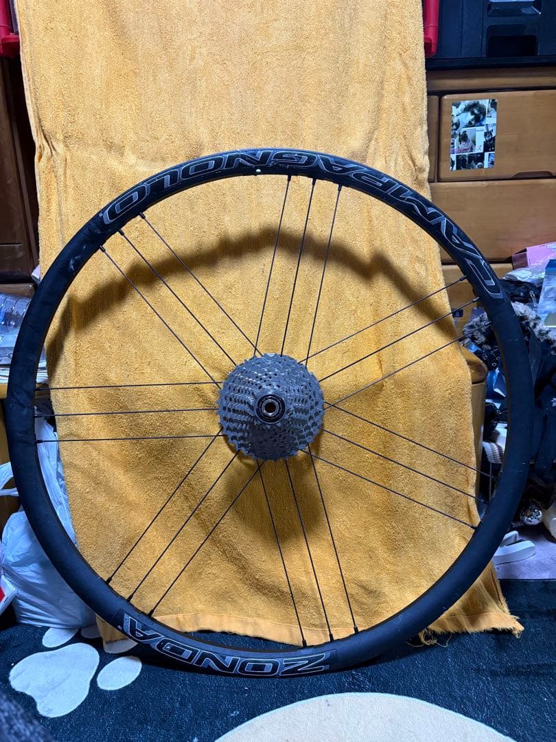 ZONDA ディスクブレーキ用 ホイール前後セット（スプロケット付き）