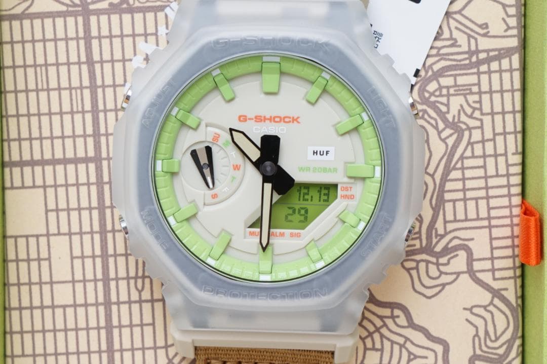 <タグ付＞ CASIO G-SHOCK GA-2100　HUF コラボ 20周年