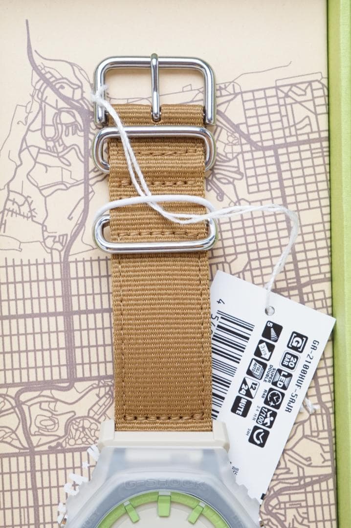 <タグ付＞ CASIO G-SHOCK GA-2100　HUF コラボ 20周年