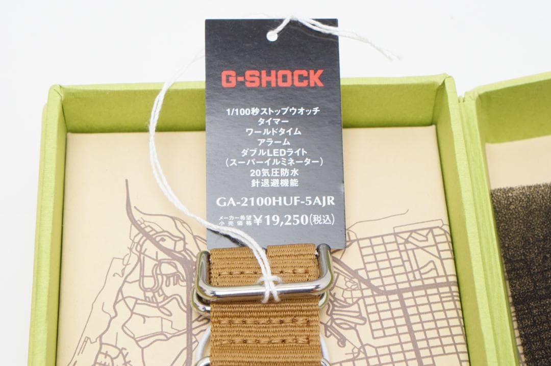 <タグ付＞ CASIO G-SHOCK GA-2100　HUF コラボ 20周年