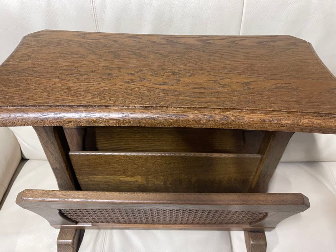 木製二段マガジンラック