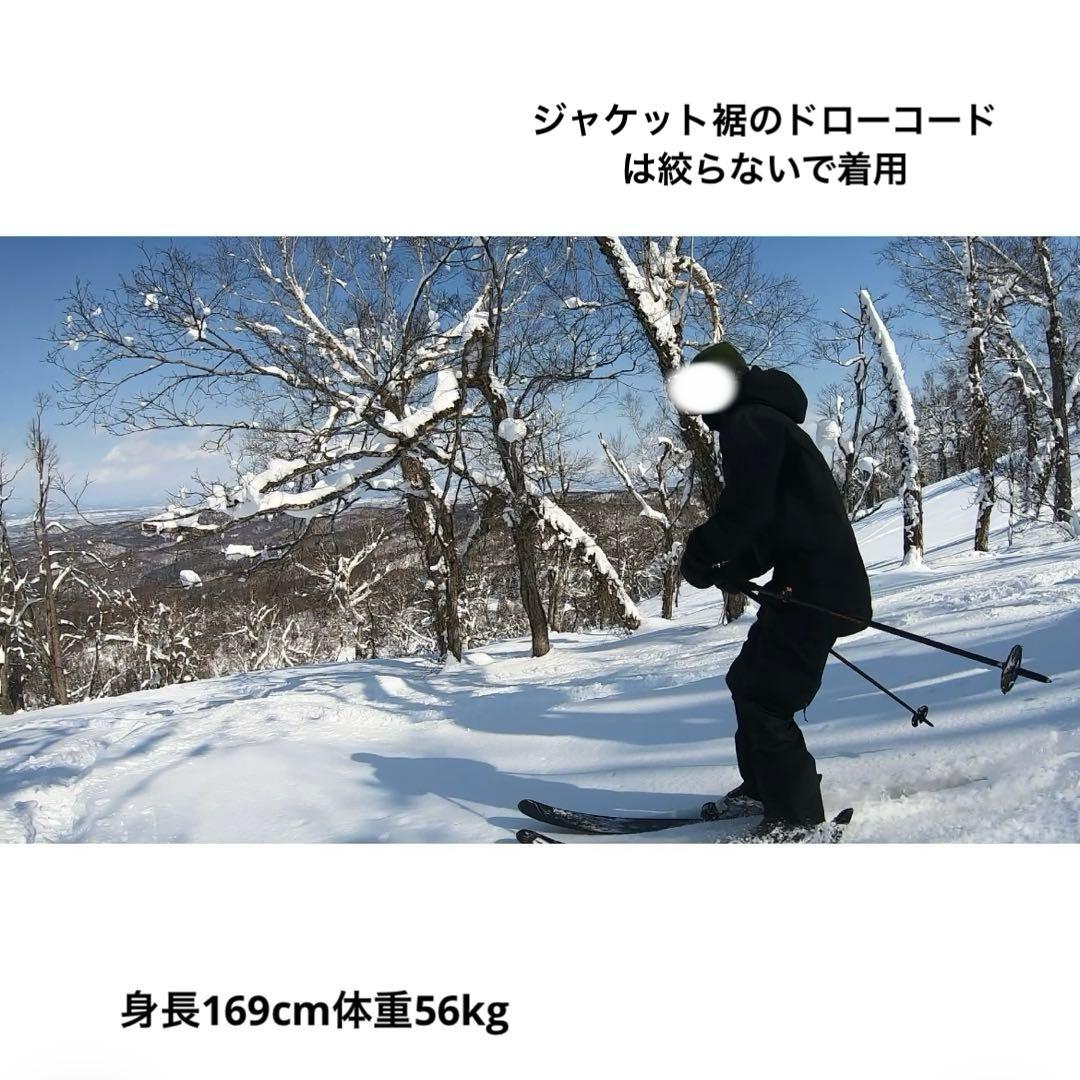 パタゴニア パウスレイヤージャケット&ビブパンツ【M】ブラック