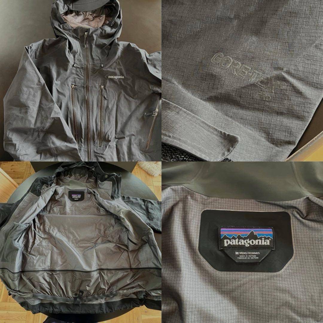 パタゴニア パウスレイヤージャケット&ビブパンツ【M】ブラック