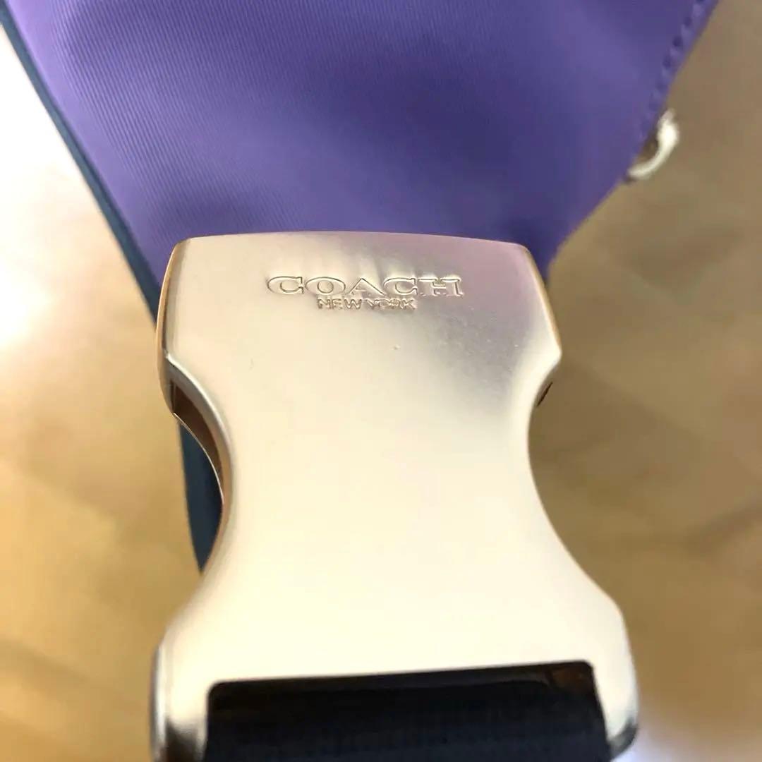 【美品 】COACH コーチ PVC シグネチャー ボディバッグ ウエストバッグ