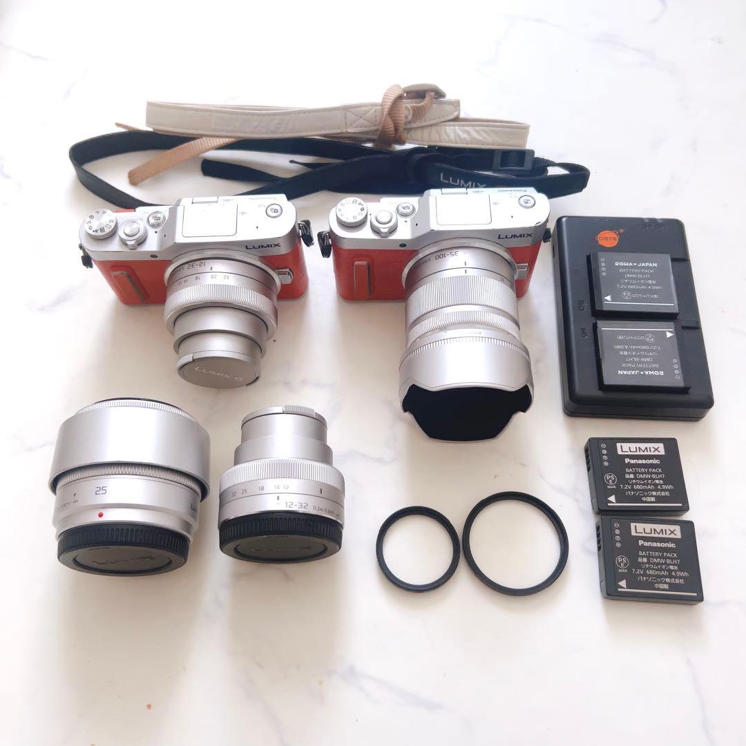 デジカメ2台セットLUMIX G DC-GF10ミラーレス一眼カメラ