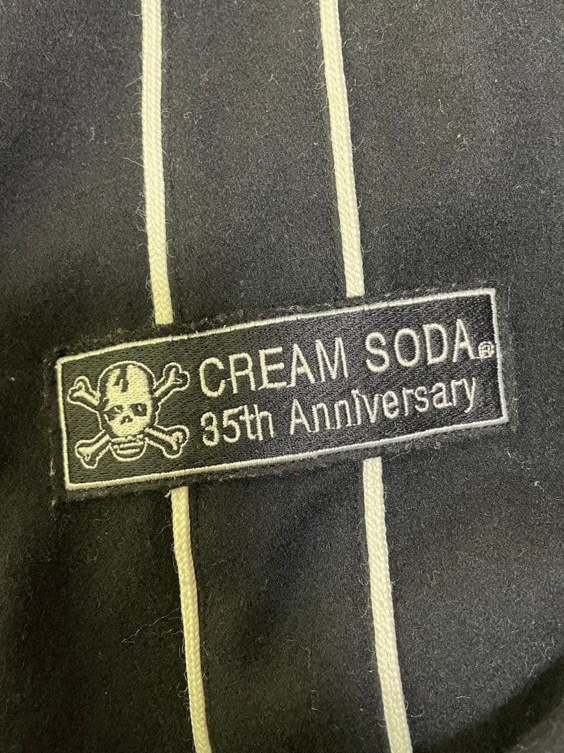 クリームソーダ35周年 アニバーサリー　別珍 スカジャン