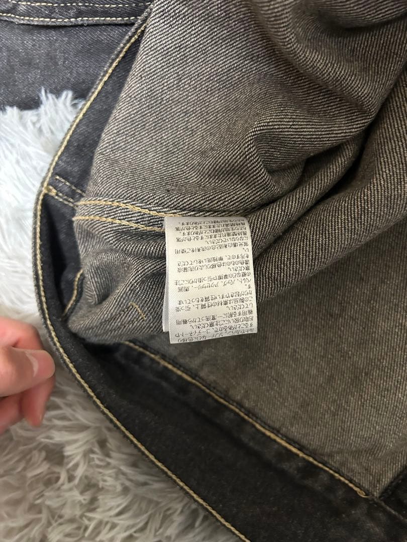 BELVET ブラックデニムジャケット