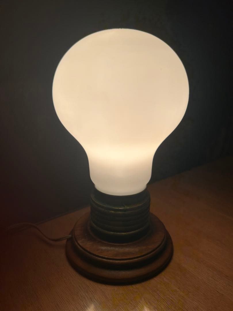 【レトロ商品】電球型ヴィンテージライト（動作確認済み）