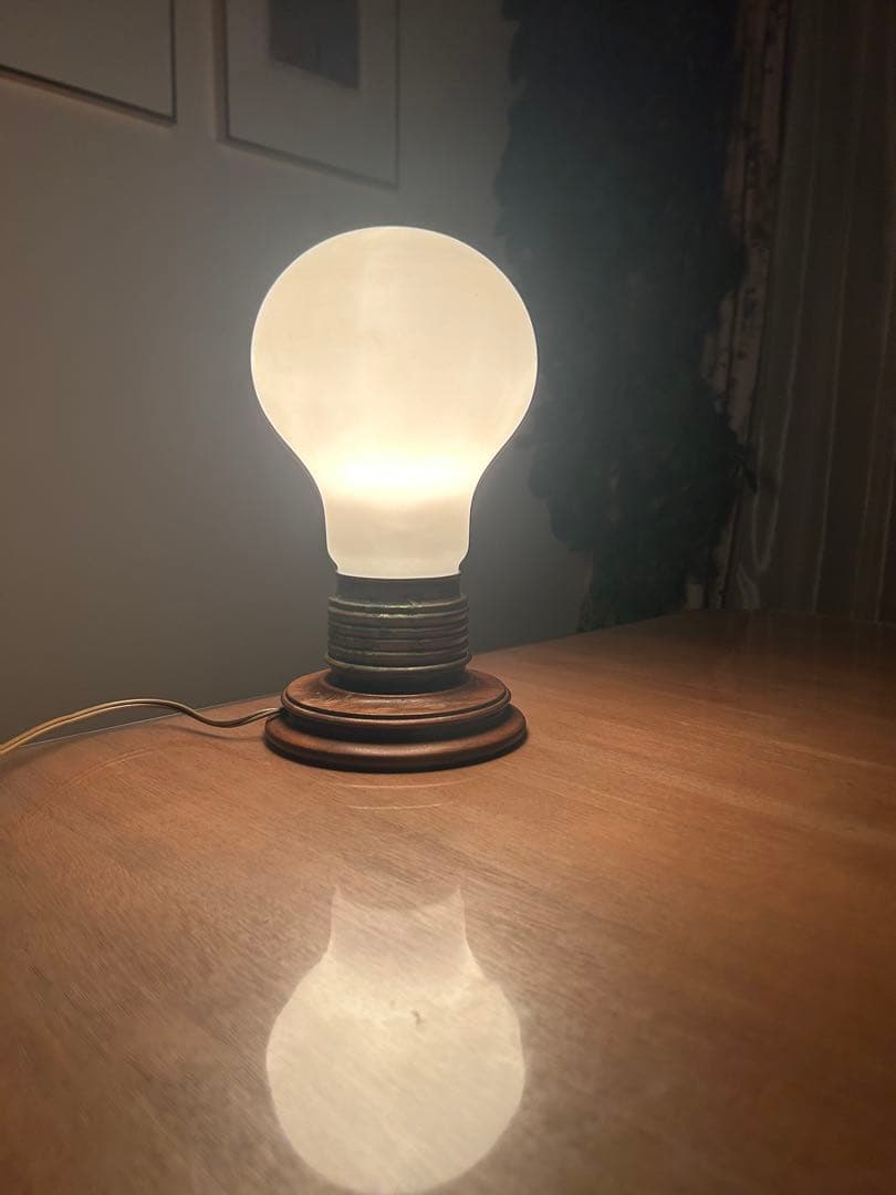 【レトロ商品】電球型ヴィンテージライト（動作確認済み）