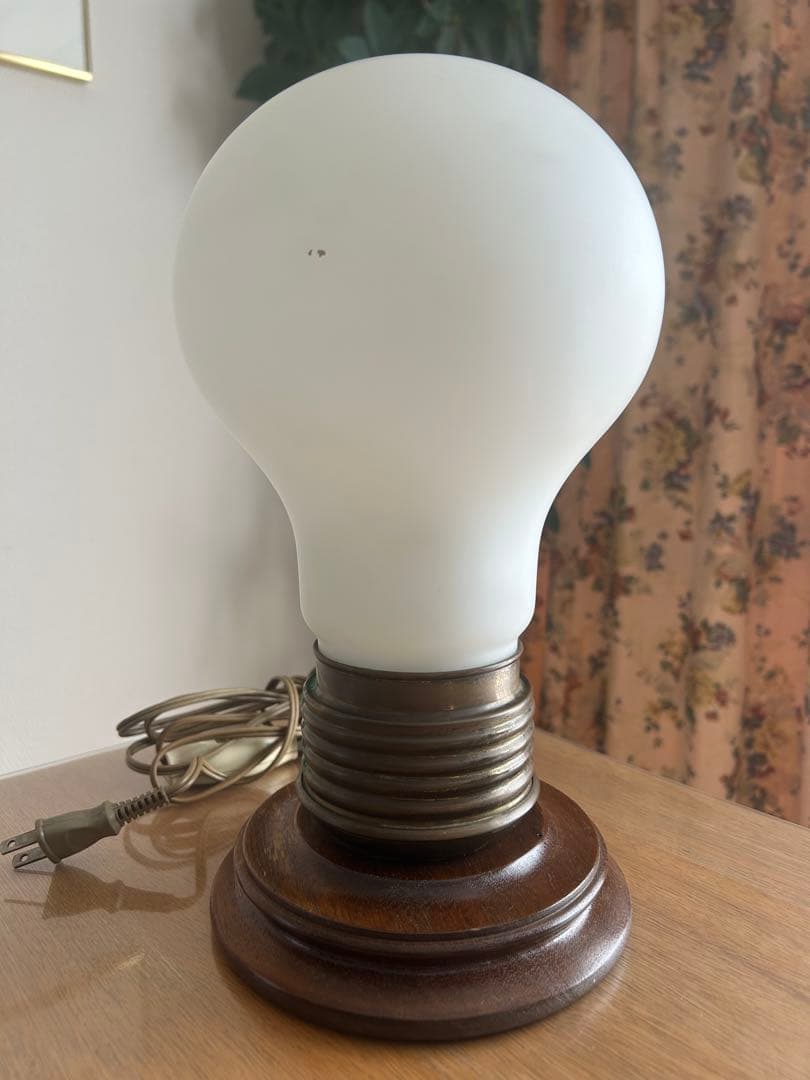 【レトロ商品】電球型ヴィンテージライト（動作確認済み）