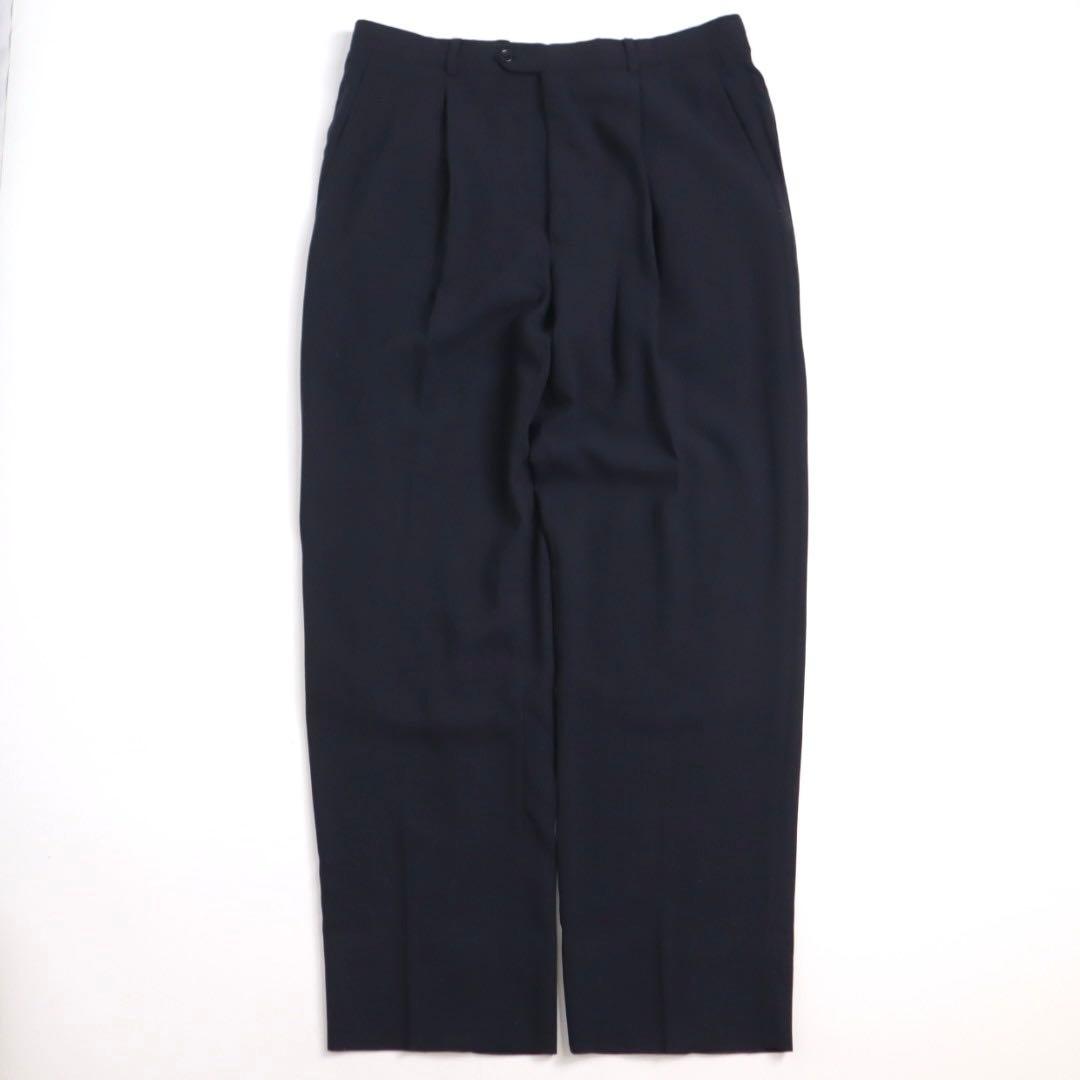 giorgio armani collezioni 2タック ワイドスラックス