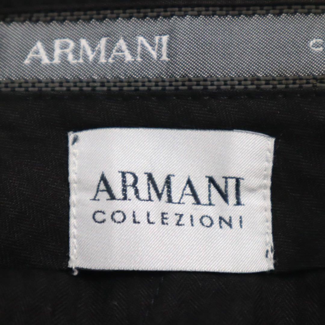 giorgio armani collezioni 2タック ワイドスラックス