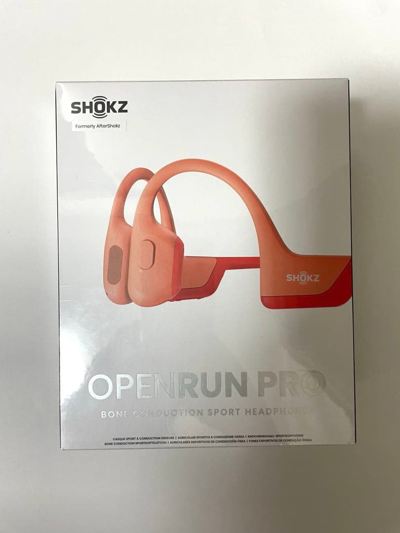 SHOKZ OPENRUN PRO 骨伝導イヤホン ピンク