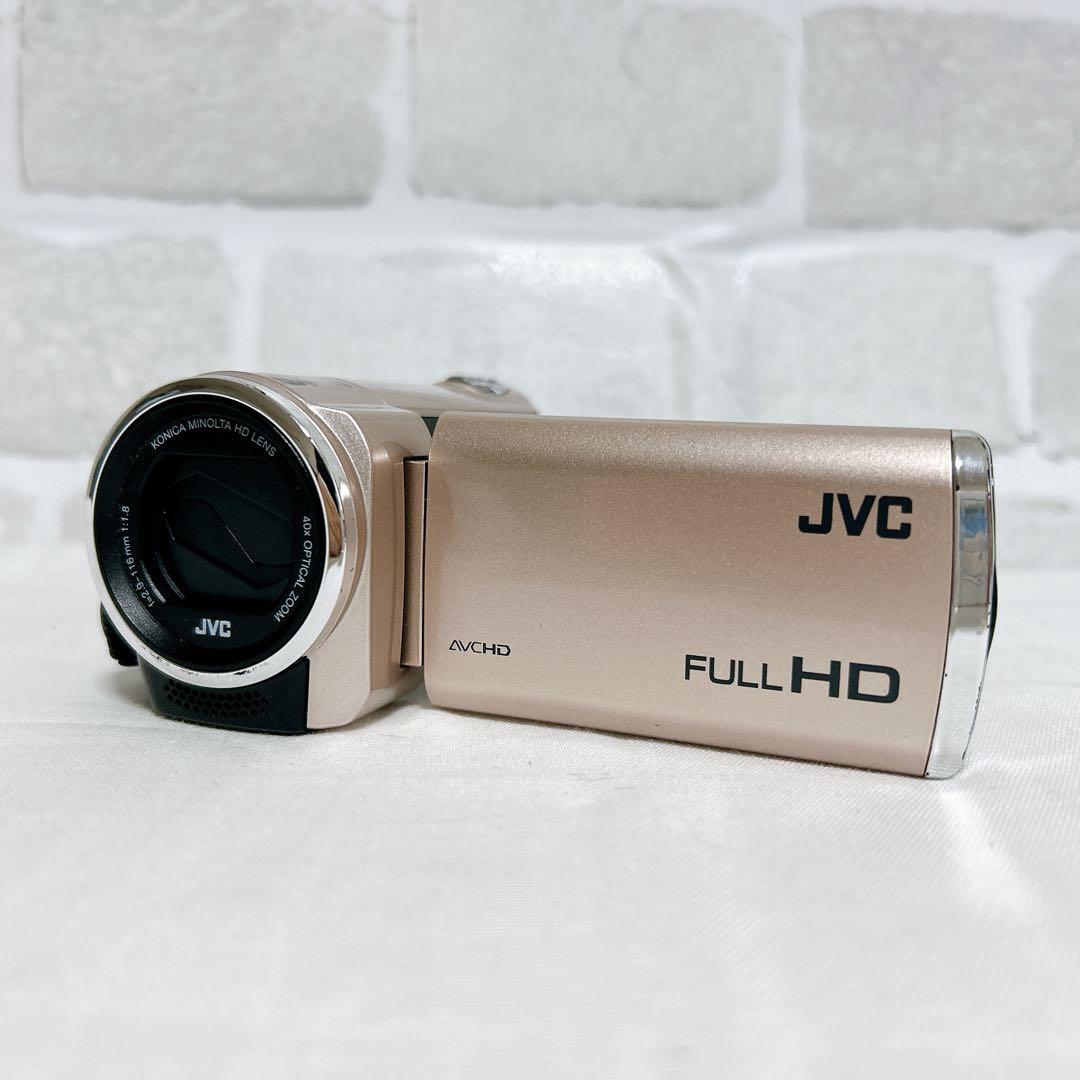 ✨【JVC フルハイビジョンビデオカメラ ピンクゴールド GZ-E150-N】✨