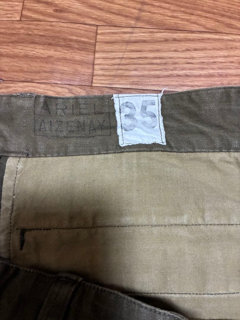 50s M47 Pants 35 French Army カーゴ オリジナル