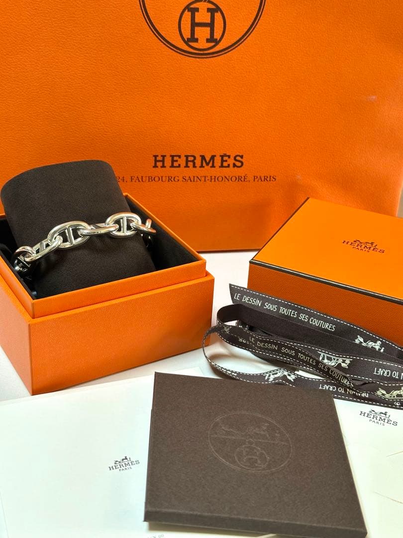 【新品未使用】TGM12エルメス　シェーヌダンクルブレスレット