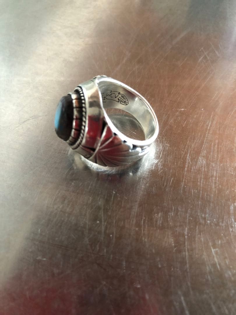 ウィルバンデバー　リング　ナバホ　ターコイズ