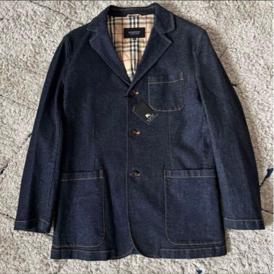 【タグ付き✨】希少！バーバリーブラックレーベル　デニムジャケット　カバーオール