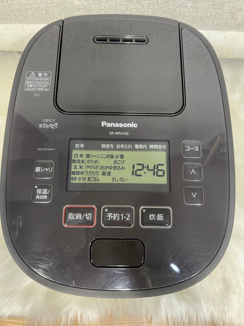 Panasonic SR-MPA100 炊飯器 IH,2021年製造。