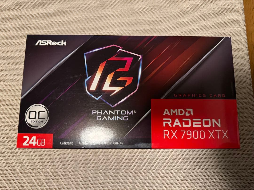 グラフィックボード・グラボ・ビデオカード ASRock Radeon RX 7900 XTX OC Edition24GB