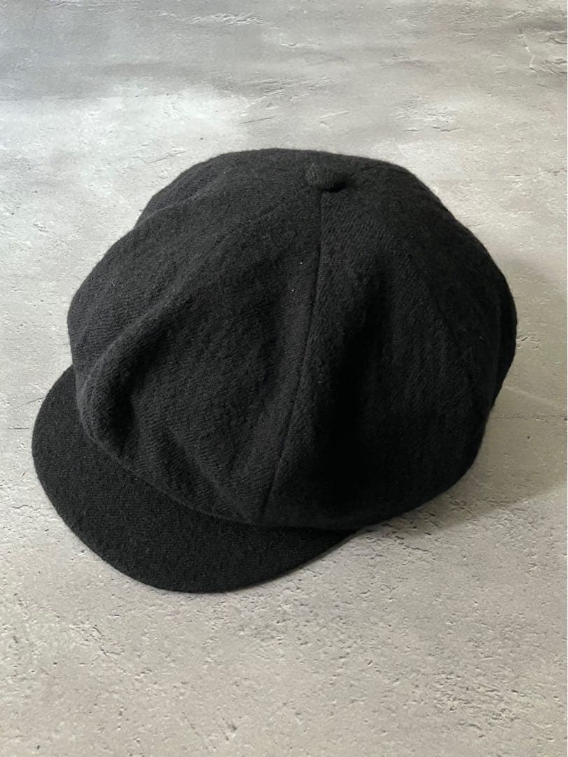 羊　ヨウジヤマモトプールオム 　クラシックウールキャスケット　キャップ