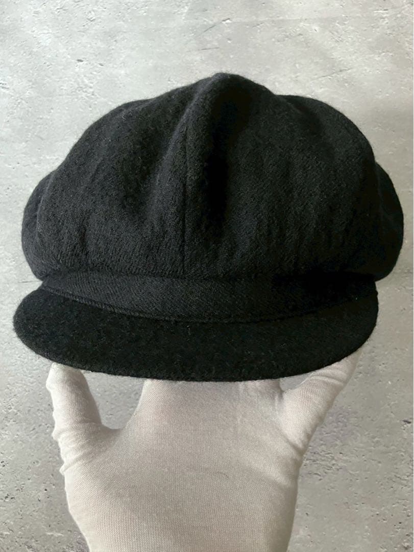 羊　ヨウジヤマモトプールオム 　クラシックウールキャスケット　キャップ