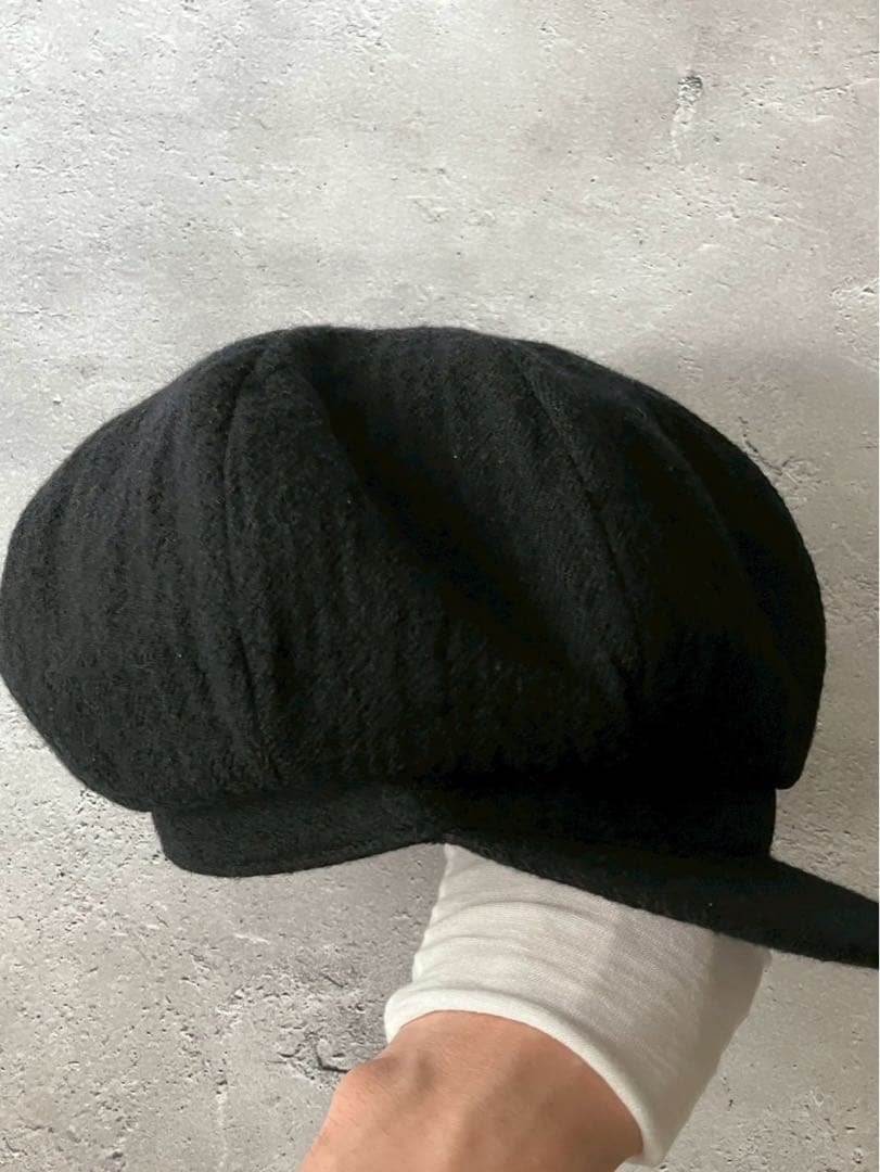 羊　ヨウジヤマモトプールオム 　クラシックウールキャスケット　キャップ