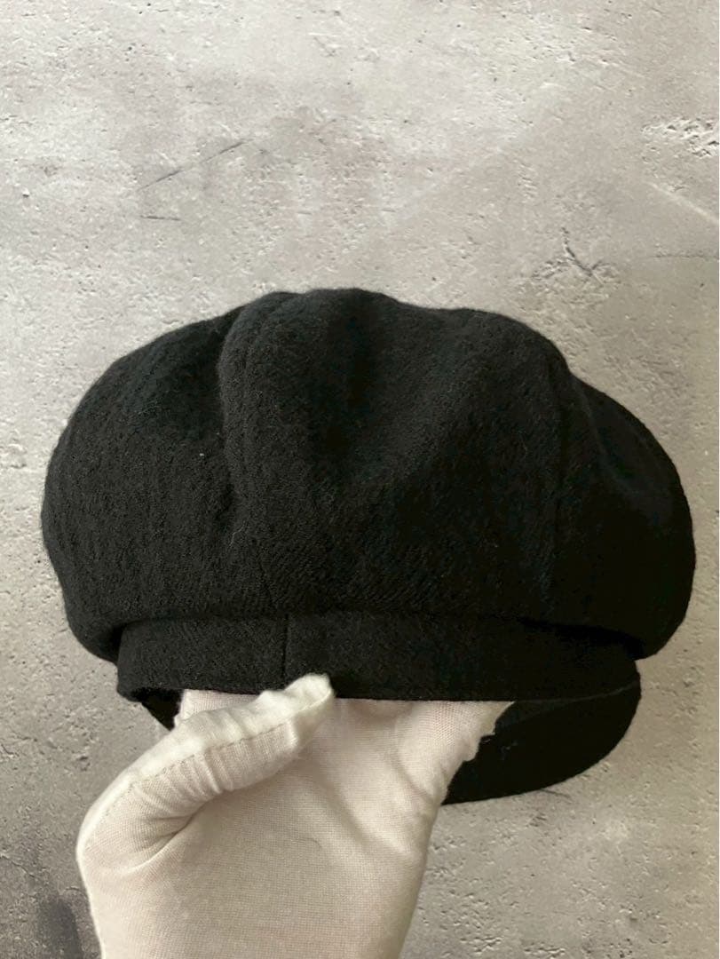 羊　ヨウジヤマモトプールオム 　クラシックウールキャスケット　キャップ