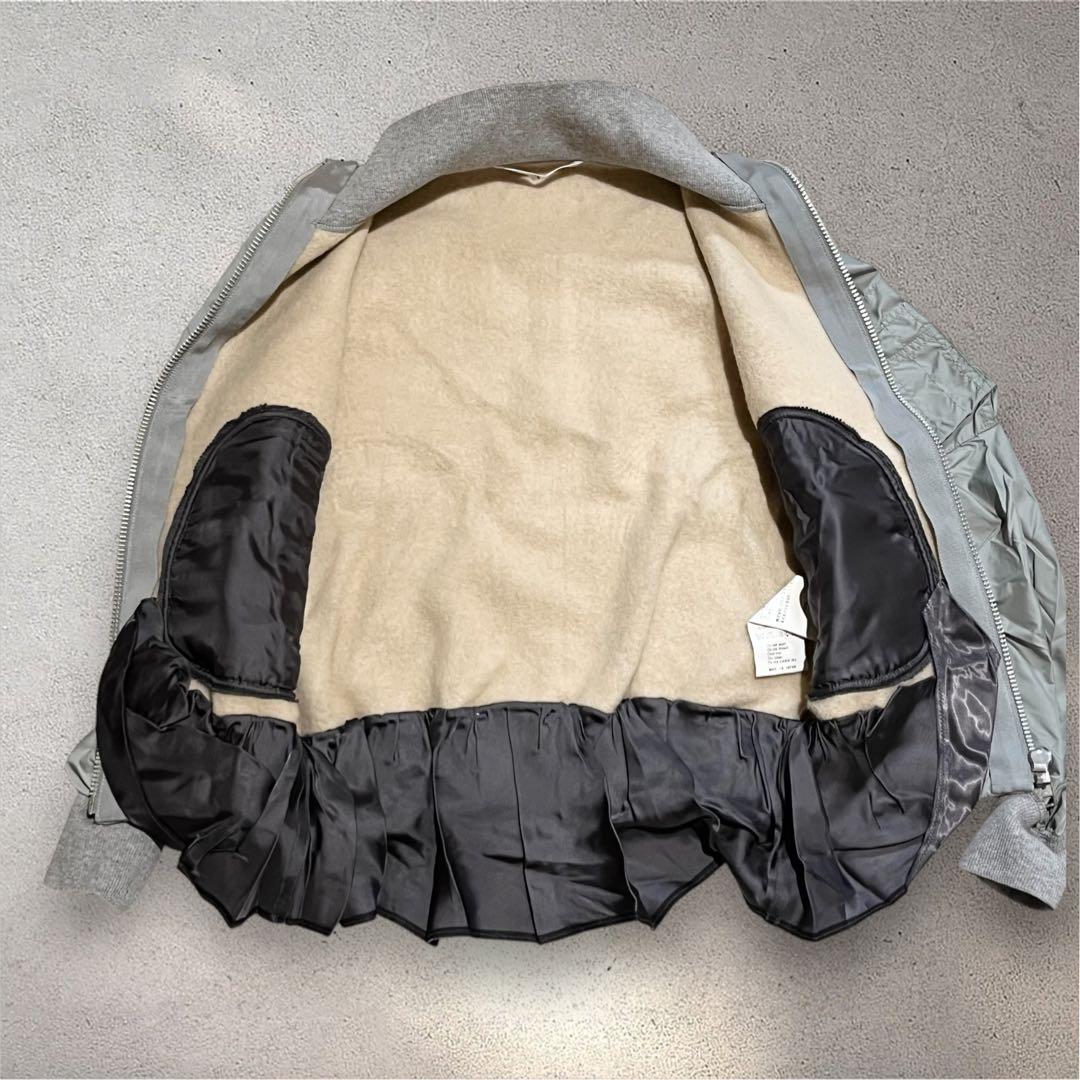 美品✨サカイラック　sacai　ma-1　異素材ドッキング　フライトジャケット