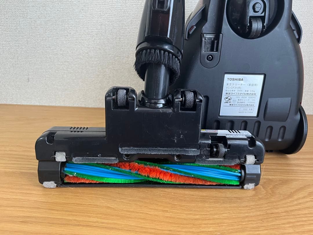 東芝 クリーナー VC-CF31（R） 【消毒/清掃/動作確認済】
