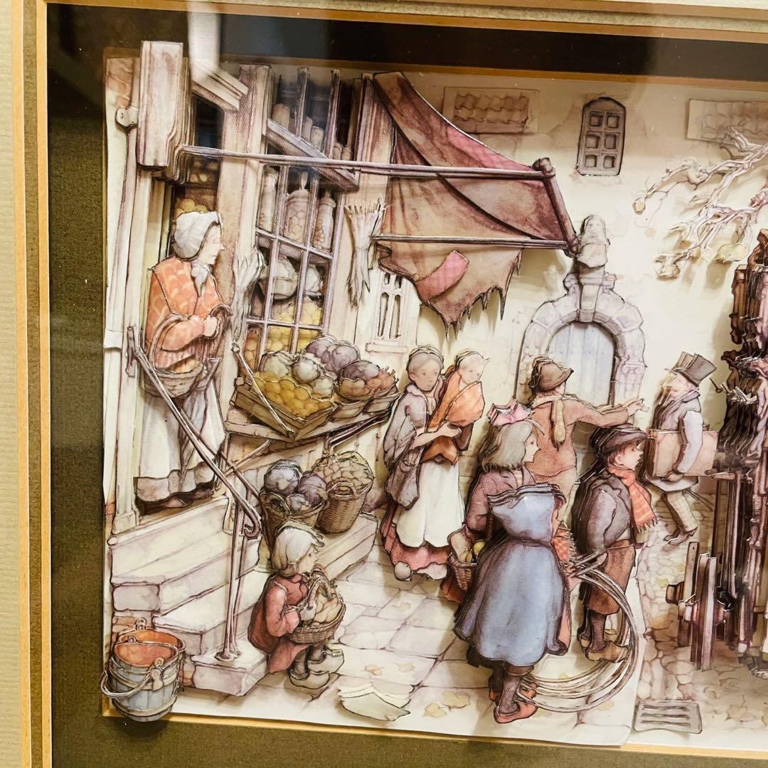 アンティーク シャドウボックス アントン ピック　８点セット