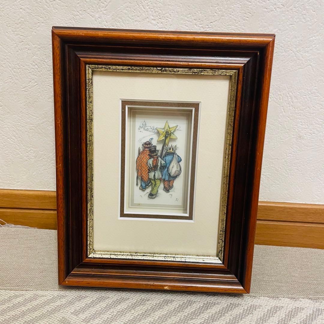 アンティーク シャドウボックス アントン ピック　８点セット