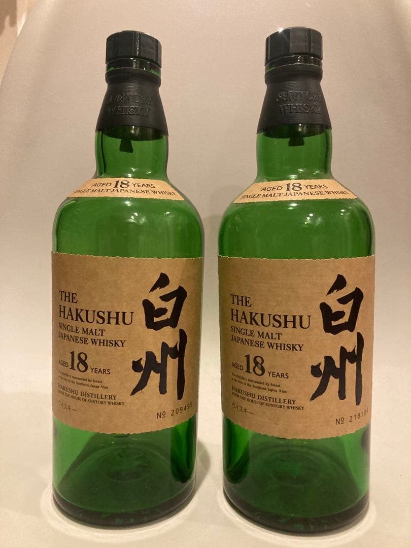 ウイスキー Hakushu 18 Year Old Empty bottle 12pack