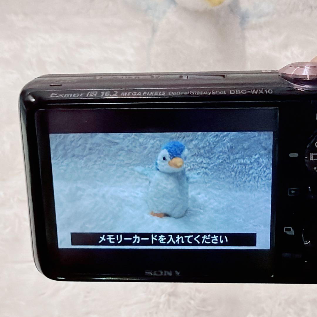 【未使用級】SONY Cyber shot DSC-WX10 パープル