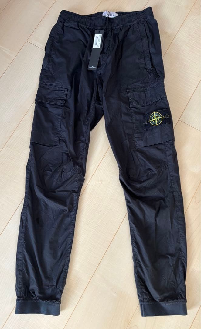 Stone  ブラックカーゴパンツ