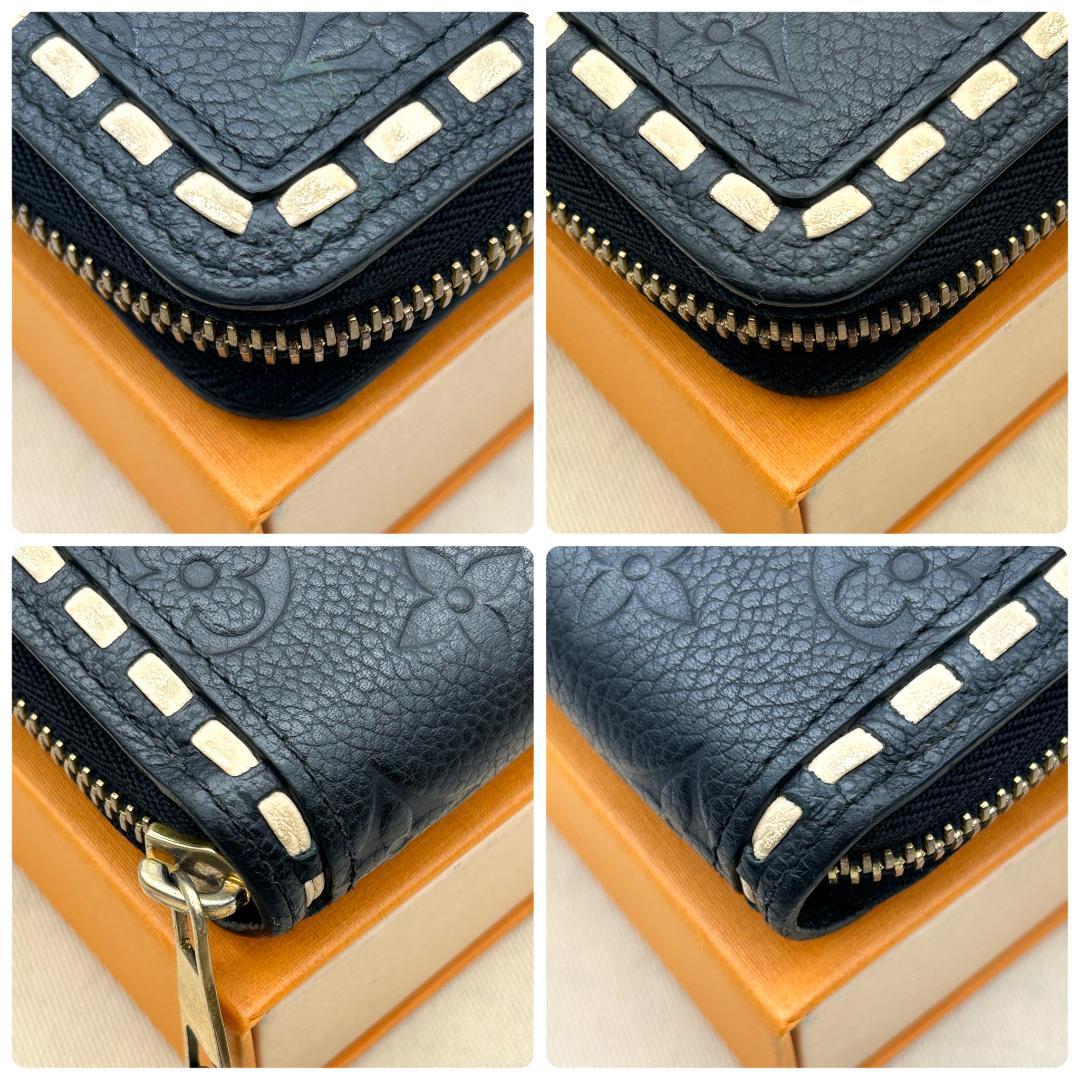 ★美品★　ルイヴィトン　アンプラント　ステッチ　ジッピーウォレット　長財布