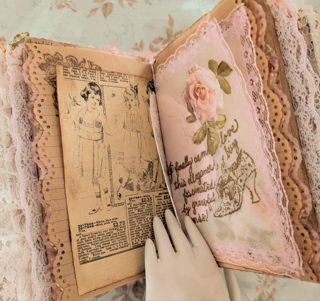 薔薇とレースのロマンチックスィートジャンクジャーナル*Charming*