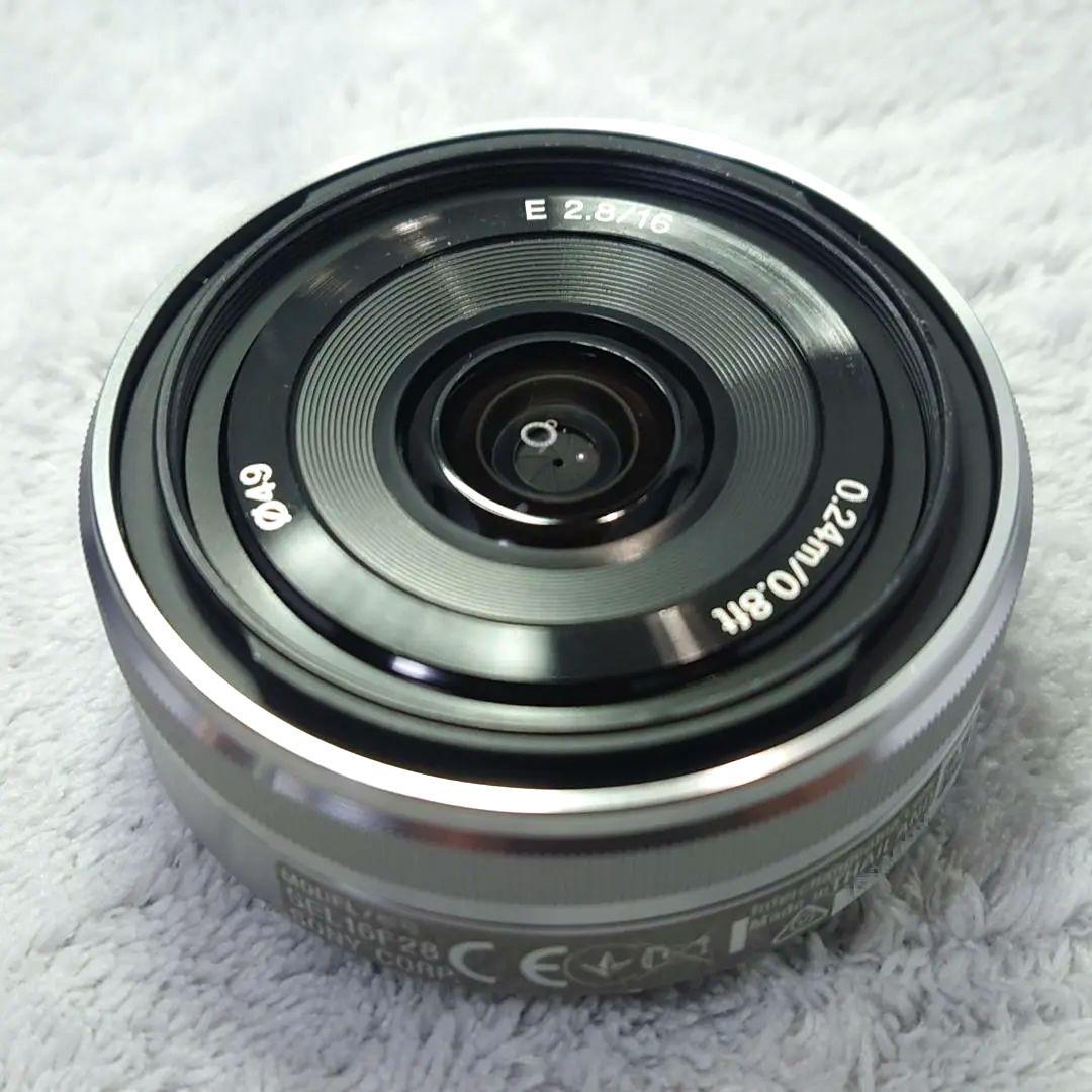 ♥SONY パンケーキレンズSEL16F28とワイドコンバーターVCL-ECU2