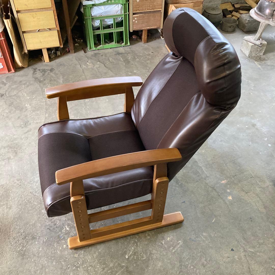 s*o様 高さ調整可 高座椅子 レバー リクライニング 椅子 一人暮らし リビン