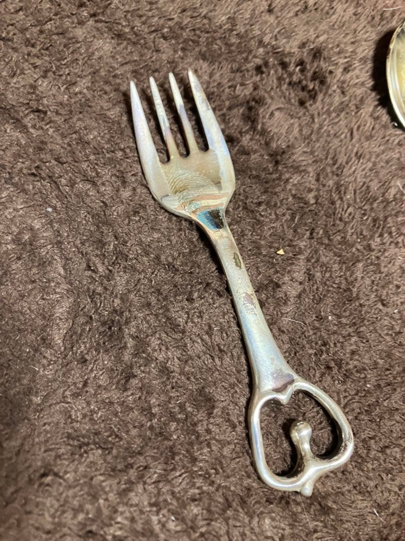 Tiffany & Co エルサ・ペレッティ アップルベビースプーン フォーク