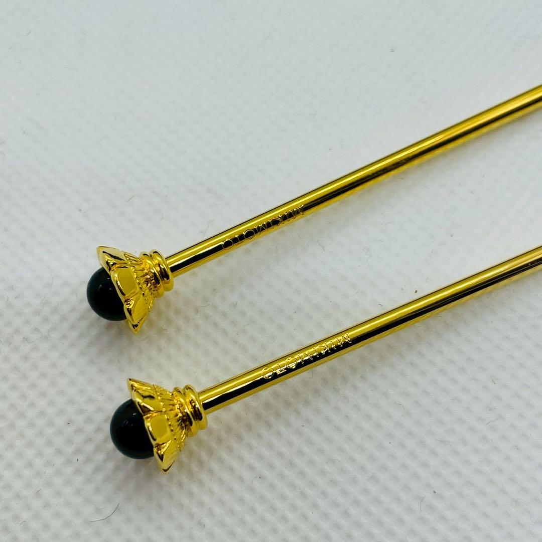 【mh/12.2/30】MIKIMOTO フルーツピック 半貴石 10P セット