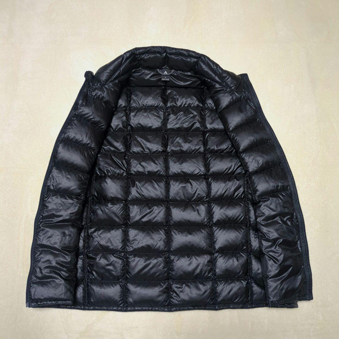 モンベル【良品】廃盤 スペリオダウン ベスト L 黒　軽量 800FP メンズ