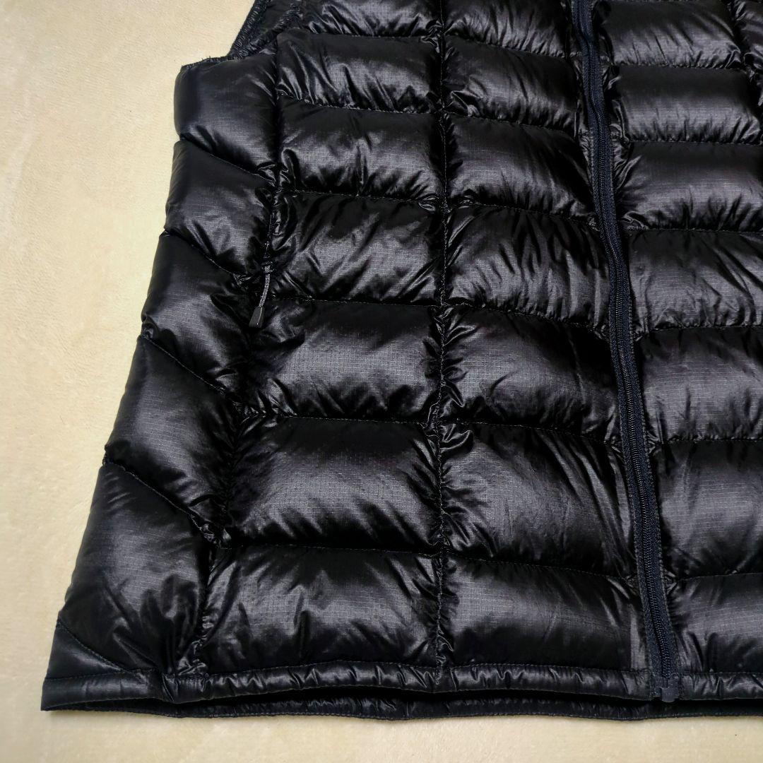 モンベル【良品】廃盤 スペリオダウン ベスト L 黒　軽量 800FP メンズ