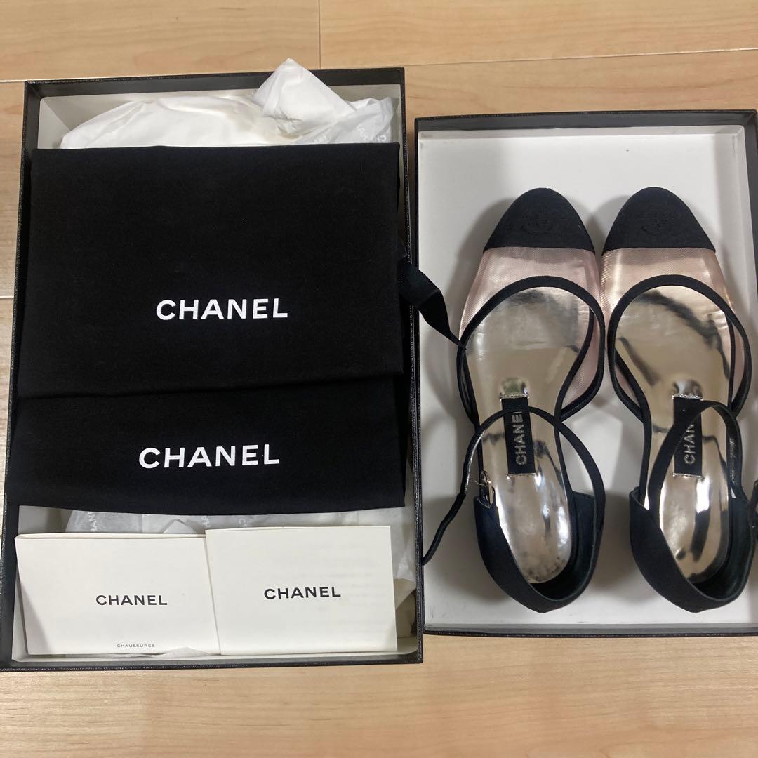 sahara　シャネル　ストラップシューズ　36.5