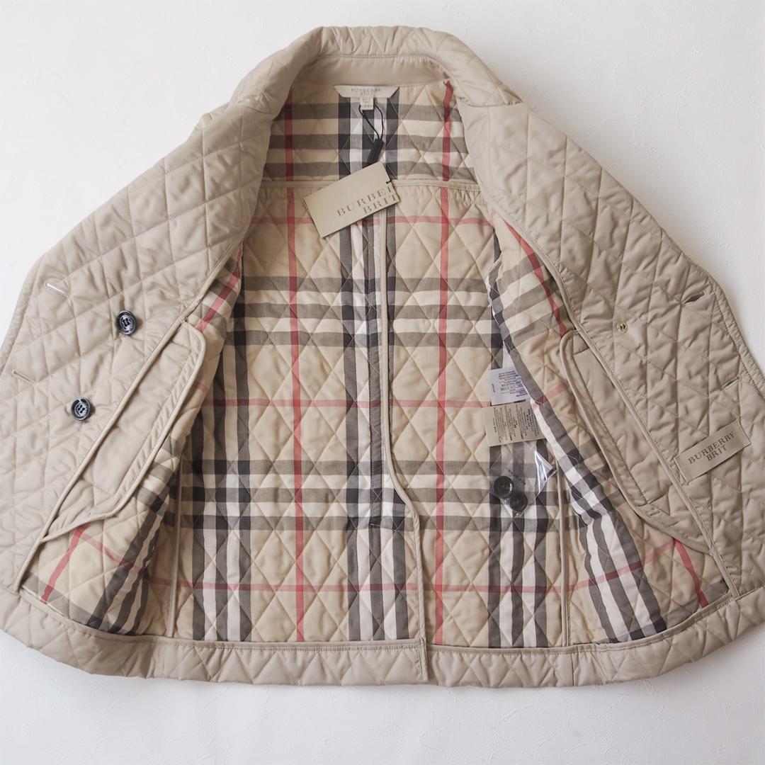 ★新品★Burberry（バーバリー）キルティング ダブル ジャケット コート