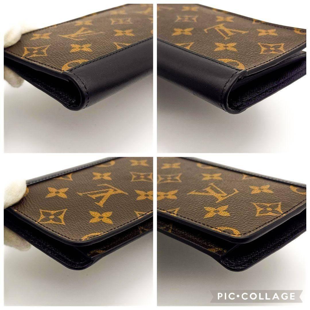 ルイヴィトン　ポルトフォイユ　タノン　マカサー　二つ折り財布　A458