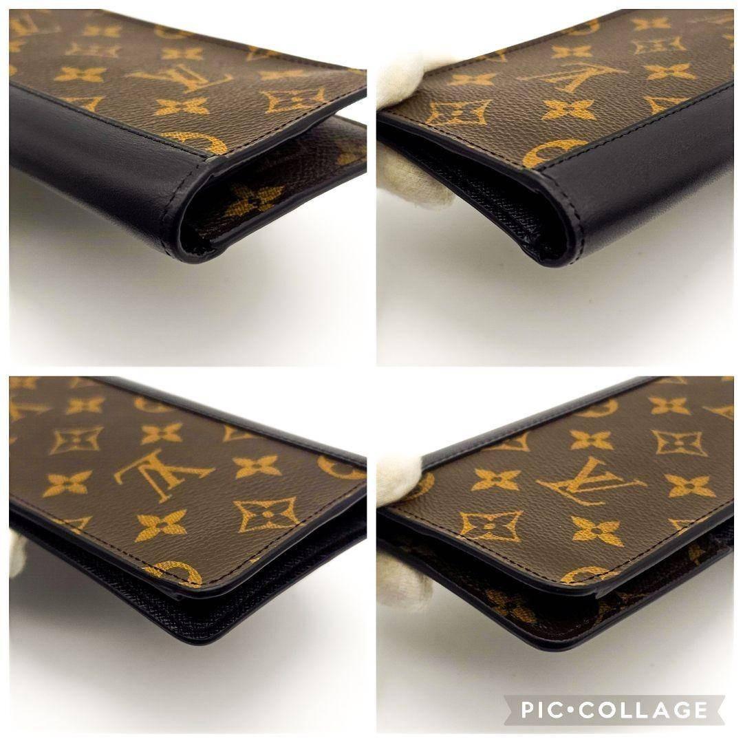 ルイヴィトン　ポルトフォイユ　タノン　マカサー　二つ折り財布　A458