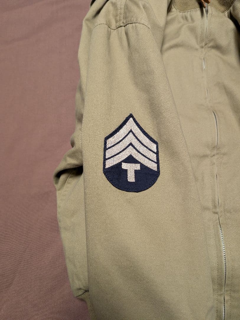 ワッペン付き 後期型 SESSLER タンカース コンバットジャケット 40R