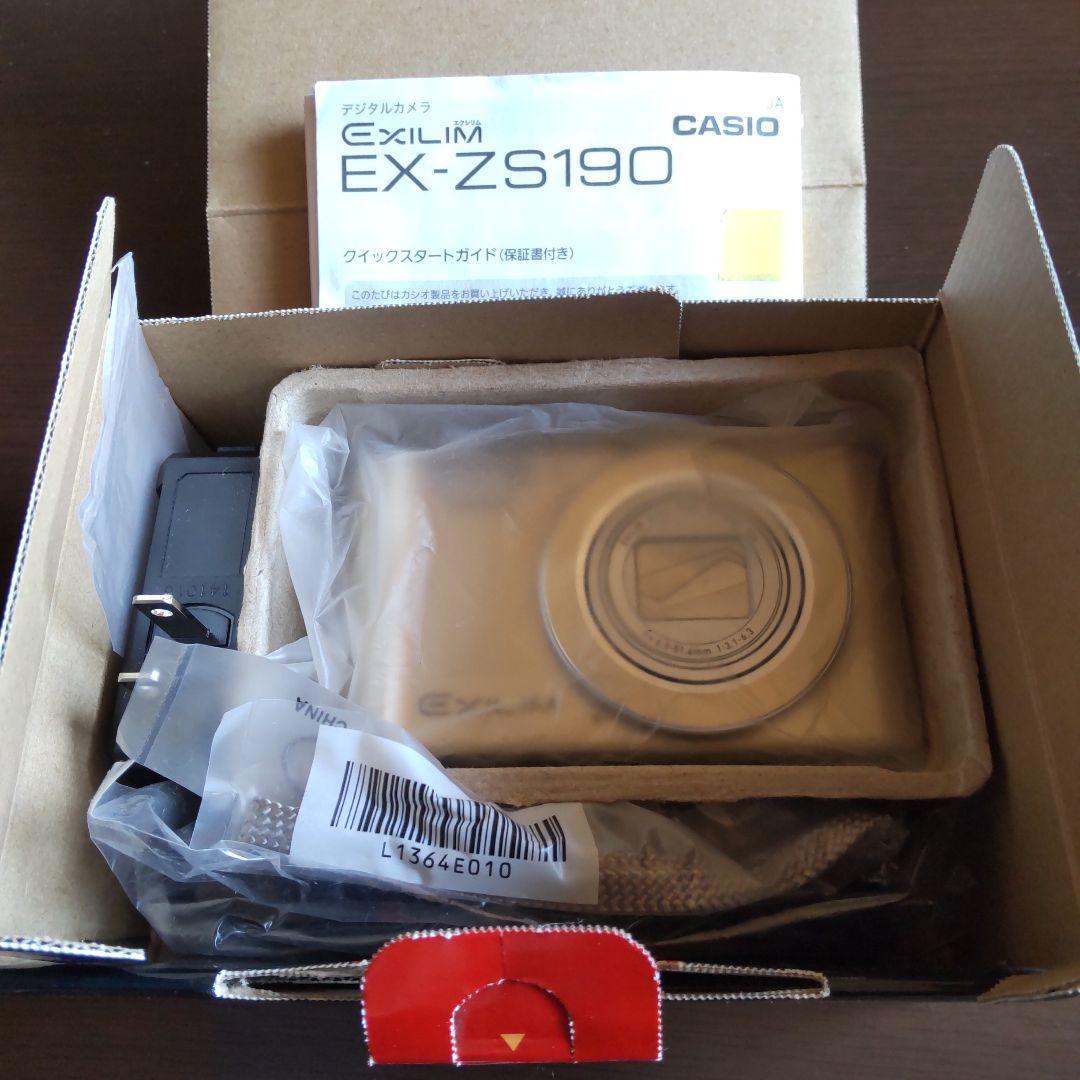 CASIO EXILIM EX-ZS190 ゴールド　美品